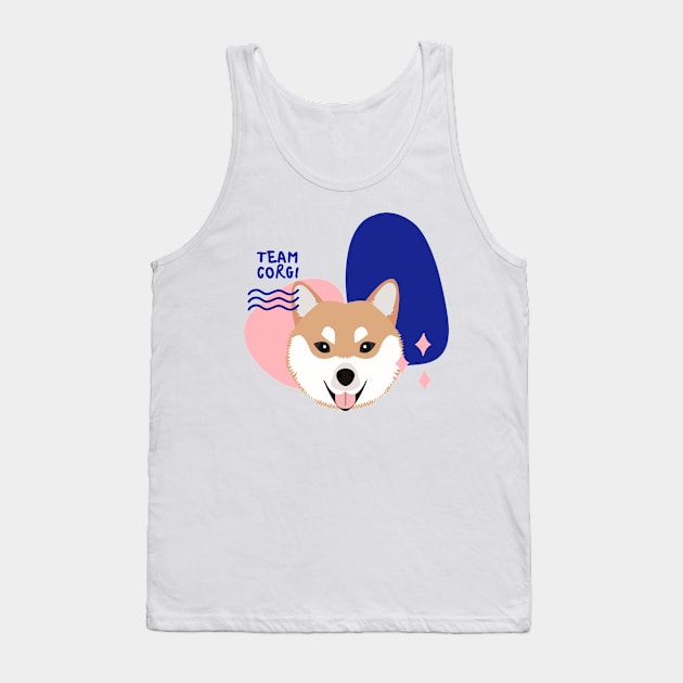 Cute Corgi Pet Tank Top by Mr. Aristocrato